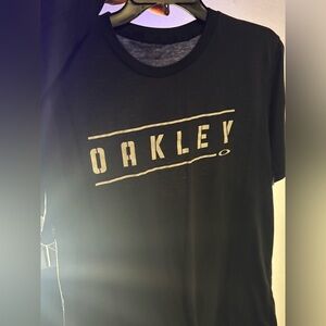 Oakley Black Tee with White Logo